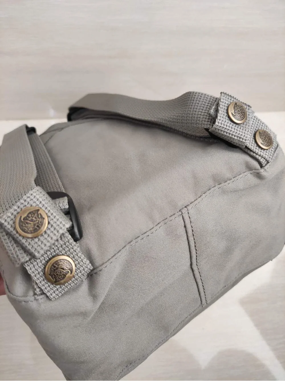 Fjallraven Kanken Mini Backpack Fog